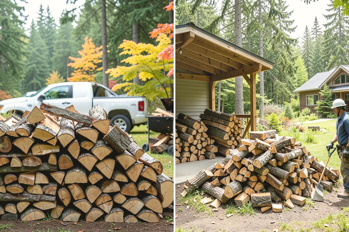 Premium Hardwood Mix in Carnation, King County, WA - Confirm your quantity, delivery address, and preferred drop location