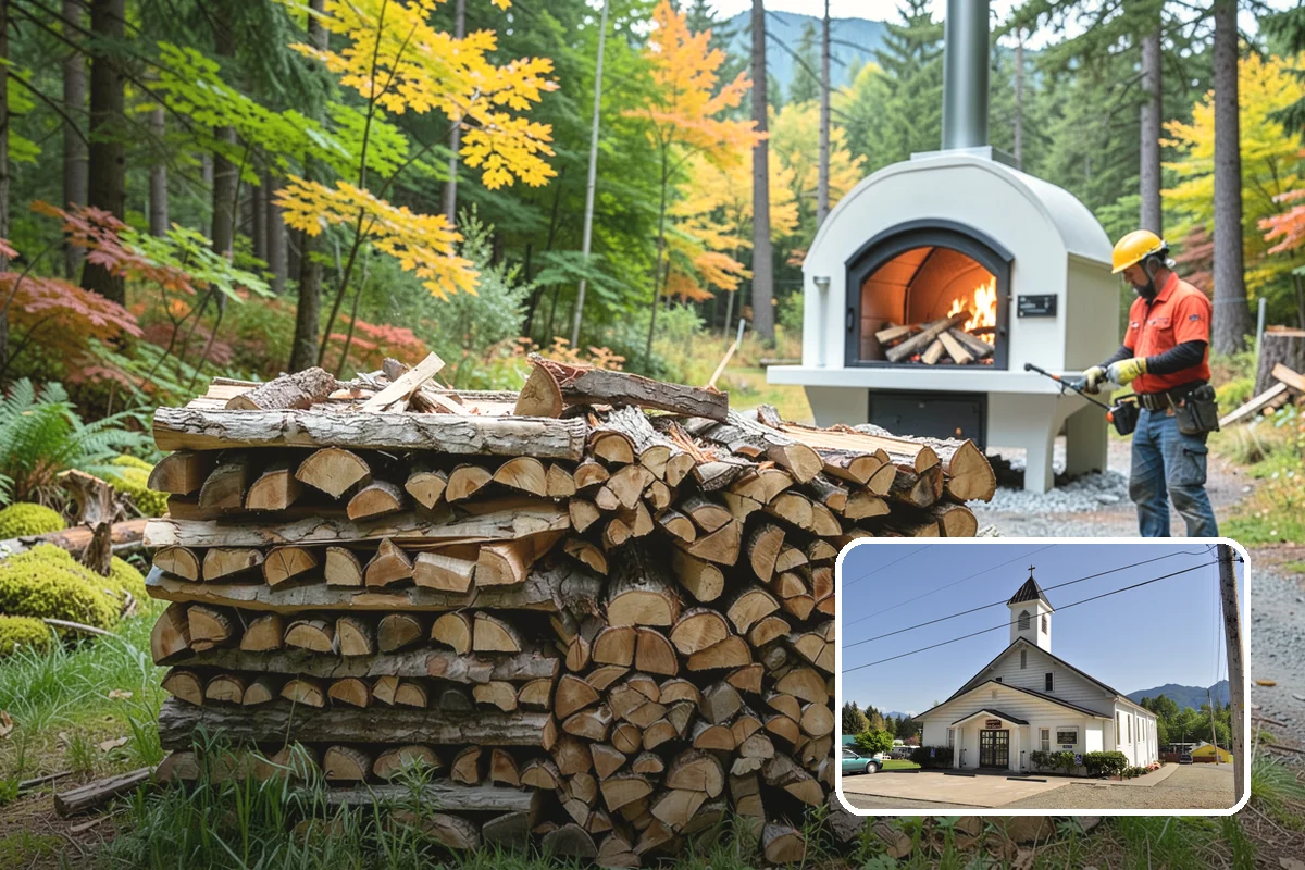 Premium Hardwood Mix in Concrete, Skagit County, WA - Delivers long-lasting, high-heat burns for cold PNW nights