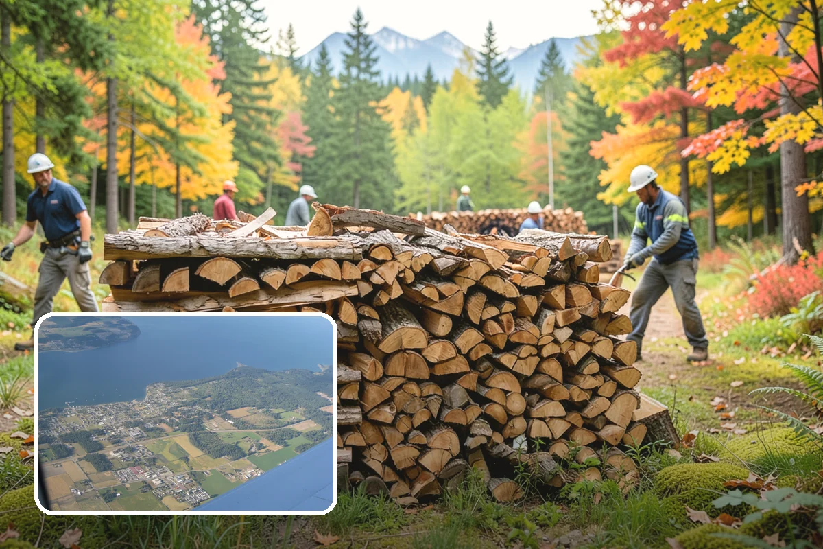 Premium Hardwood Mix in Coupeville, Island County, WA - Delivers long-lasting, high-heat burns for cold PNW nights