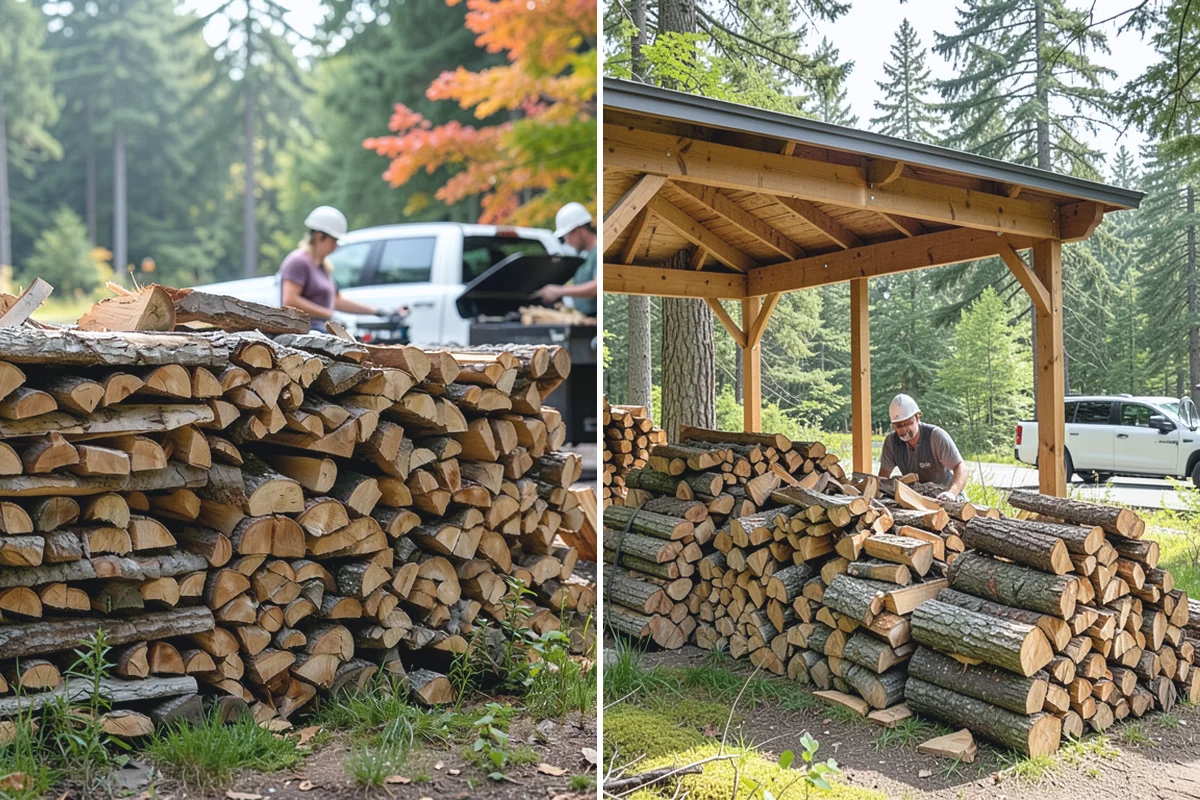Premium Hardwood Mix in Coupeville, Island County, WA - Confirm your quantity, delivery address, and preferred drop location
