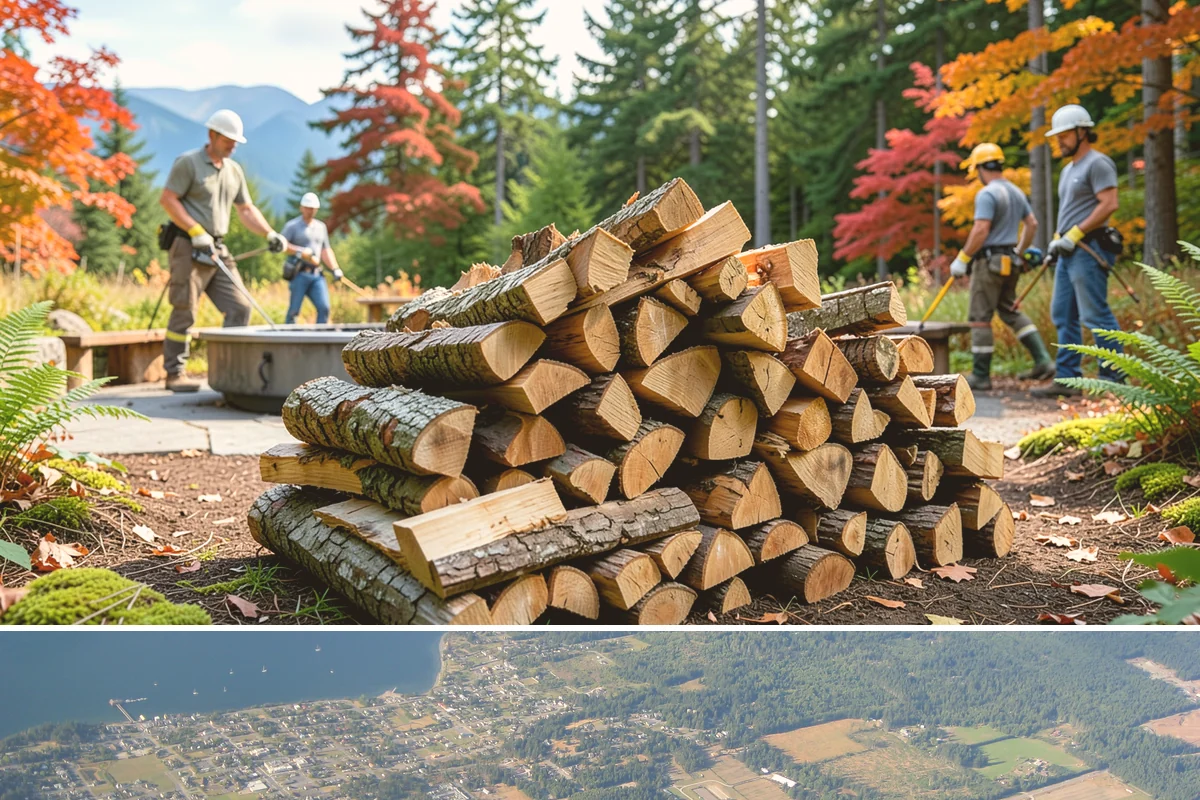 Premium Hardwood Mix in Coupeville, Island County, WA - Order in late summer or early fall to secure premium hardwood before the winter heating rush begins.