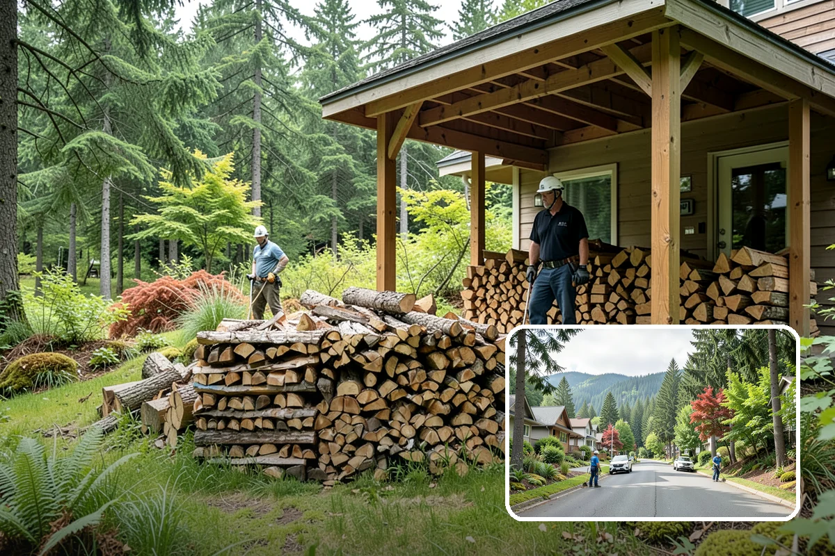 Premium Hardwood Mix in Darrington, WA - Delivers long-lasting, high-heat burns for cold PNW nights