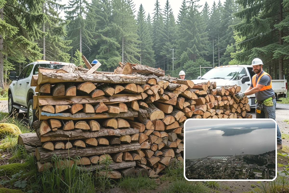 Premium Hardwood Mix in Des Moines, King County, WA - Delivers long-lasting, high-heat burns for cold PNW nights