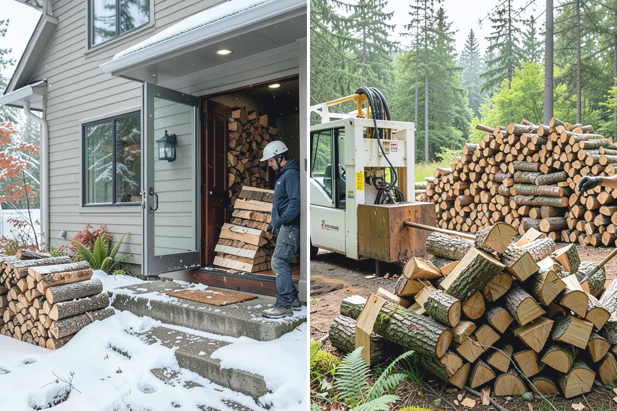 Premium Hardwood Mix in Des Moines, King County, WA - Confirm your quantity, delivery address, and preferred drop location