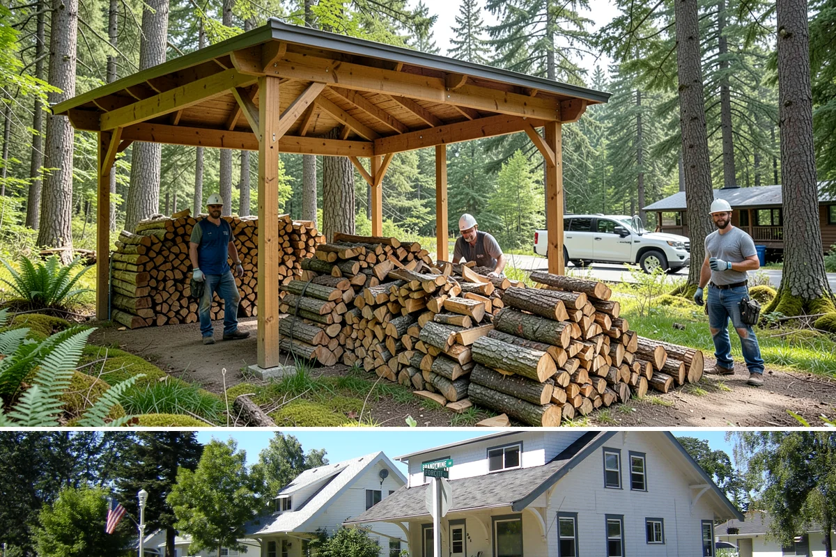 Premium Hardwood Mix in DuPont, Pierce County, WA - Order in late summer or early fall to secure premium hardwood before the winter heating rush begins.