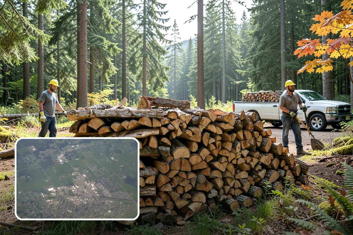 Premium Hardwood Mix in Enumclaw, King County, WA - Delivers long-lasting, high-heat burns for cold PNW nights