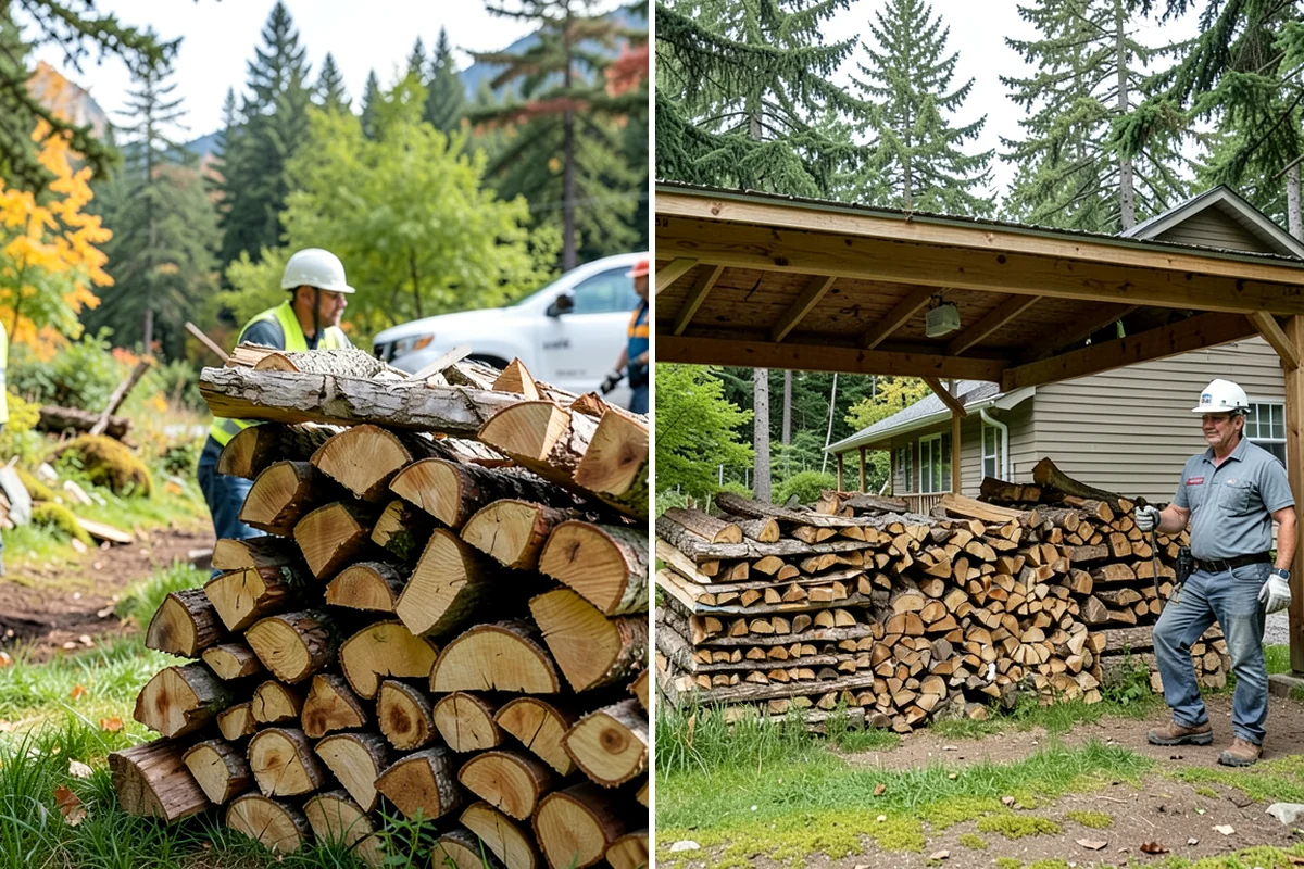 Premium Hardwood Mix in Enumclaw, King County, WA - Confirm your quantity, delivery address, and preferred drop location