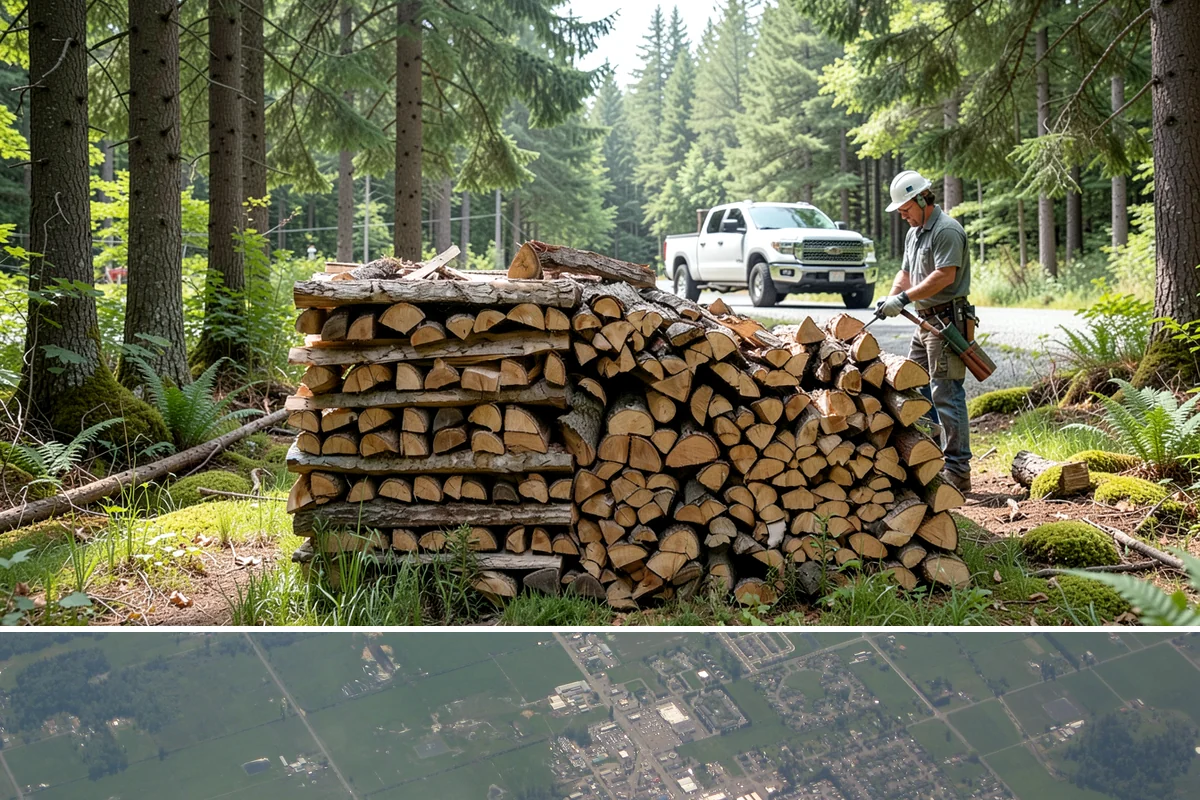 Premium Hardwood Mix in Enumclaw, King County, WA - Order in late summer or early fall to secure premium hardwood before the winter heating rush begins.
