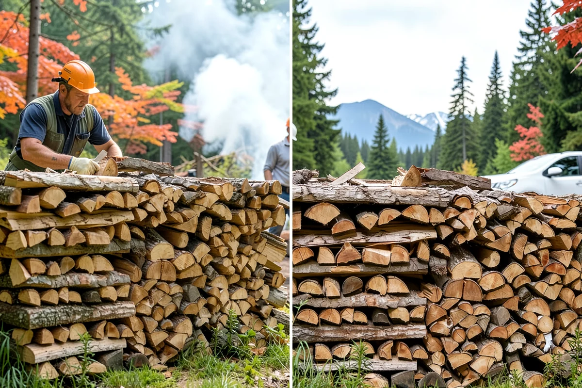 Premium Hardwood Mix in Federal Way, King County, WA - Confirm your quantity, delivery address, and preferred drop location