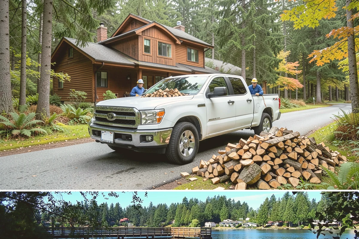 Premium Hardwood Mix in Federal Way, King County, WA - Order in late summer or early fall to secure premium hardwood before the winter heating rush begins.