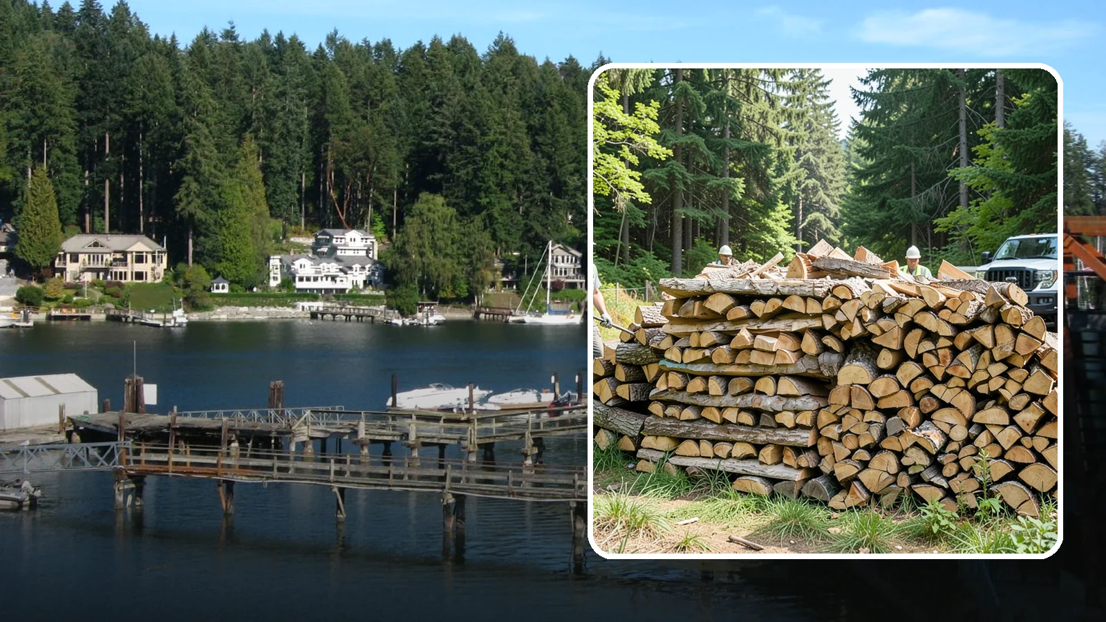 Premium Hardwood Mix in Gig Harbor, Pierce County, WA - Our Premium Hardwood Mix is a top-grade blend selected for long, steady burns through damp Pacific Northwest winters.