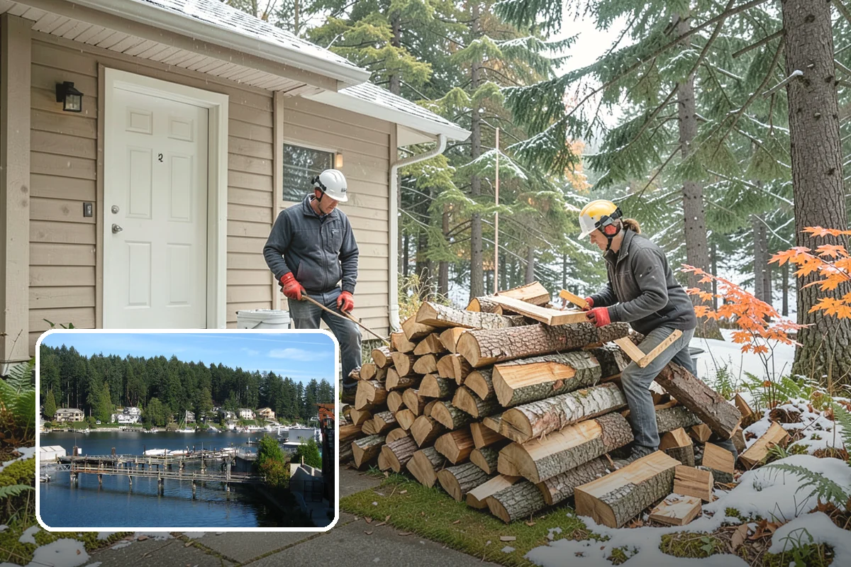 Premium Hardwood Mix in Gig Harbor, Pierce County, WA - Delivers long-lasting, high-heat burns for cold PNW nights
