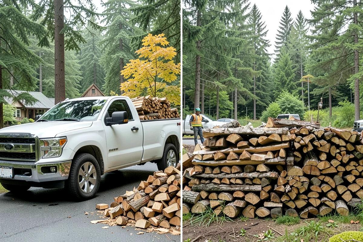 Premium Hardwood Mix in Gig Harbor, Pierce County, WA - Confirm your quantity, delivery address, and preferred drop location