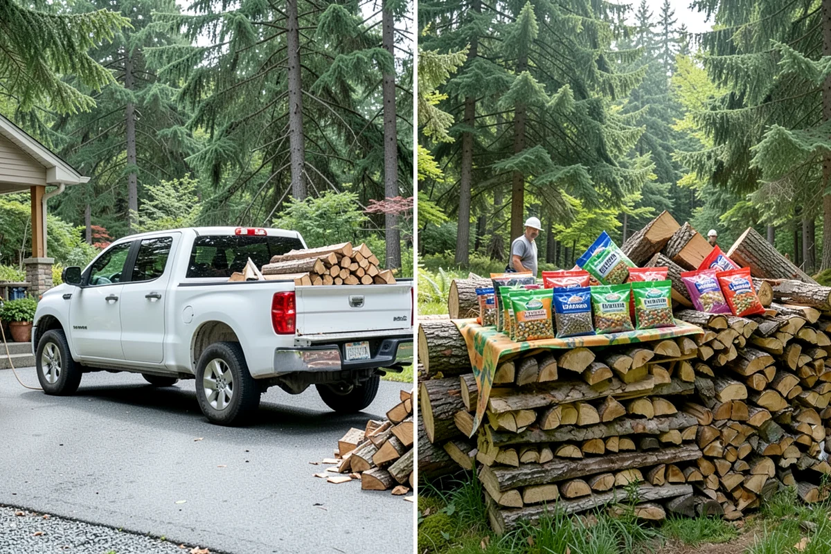 Premium Hardwood Mix in Hunts Point, King County, WA - Confirm your quantity, delivery address, and preferred drop location