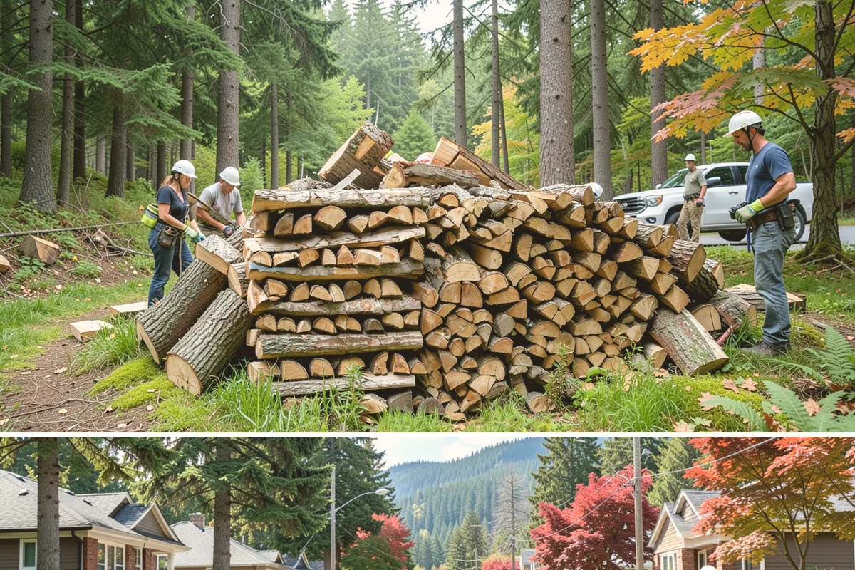 Premium Hardwood Mix in Hunts Point, King County, WA - Order in late summer or early fall to secure premium hardwood before the winter heating rush begins.