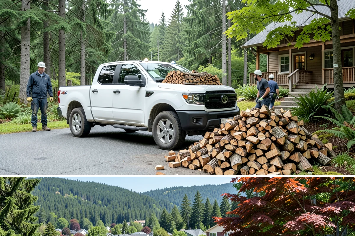 Premium Hardwood Mix in Index, Snohomish County, WA - Order in late summer or early fall to secure premium hardwood before the winter heating rush begins.