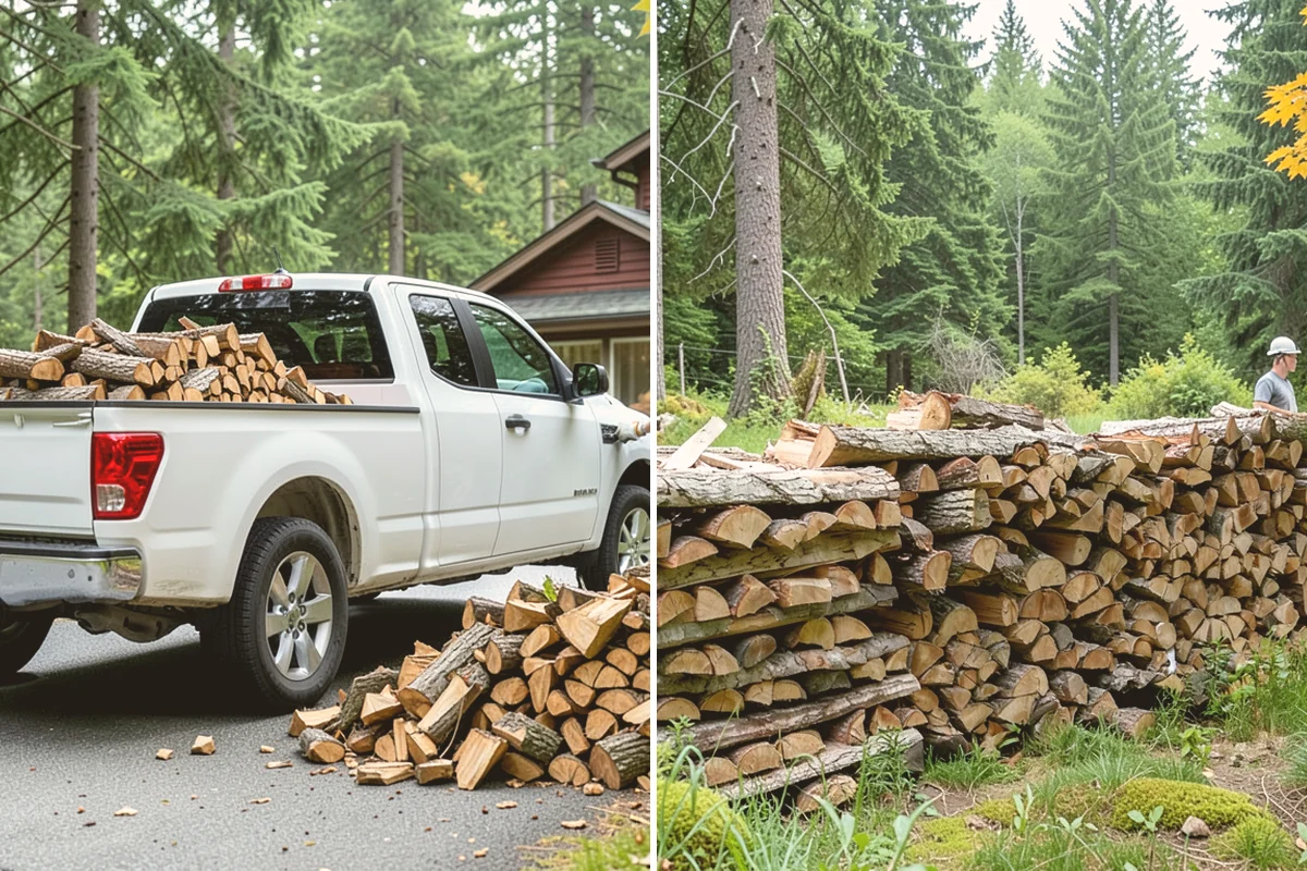 Premium Hardwood Mix in Kent, King County, WA - Confirm your quantity, delivery address, and preferred drop location