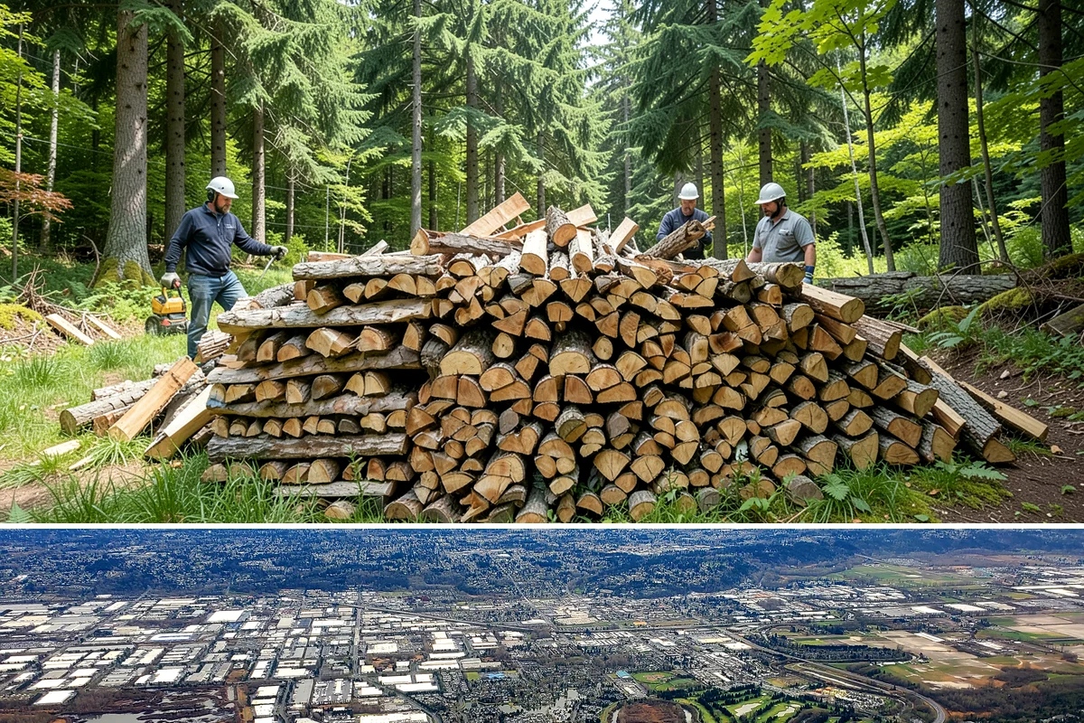 Premium Hardwood Mix in Kent, King County, WA - Order in late summer or early fall to secure premium hardwood before the winter heating rush begins.