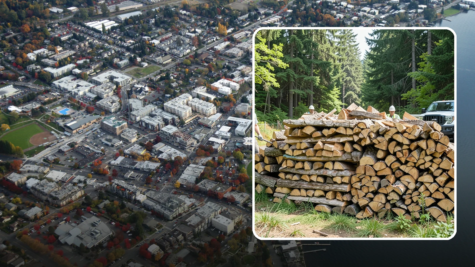 Premium Hardwood Mix in Kirkland, King County, WA - Our Premium Hardwood Mix is a top-grade blend selected for long, steady burns through damp Pacific Northwest winters.