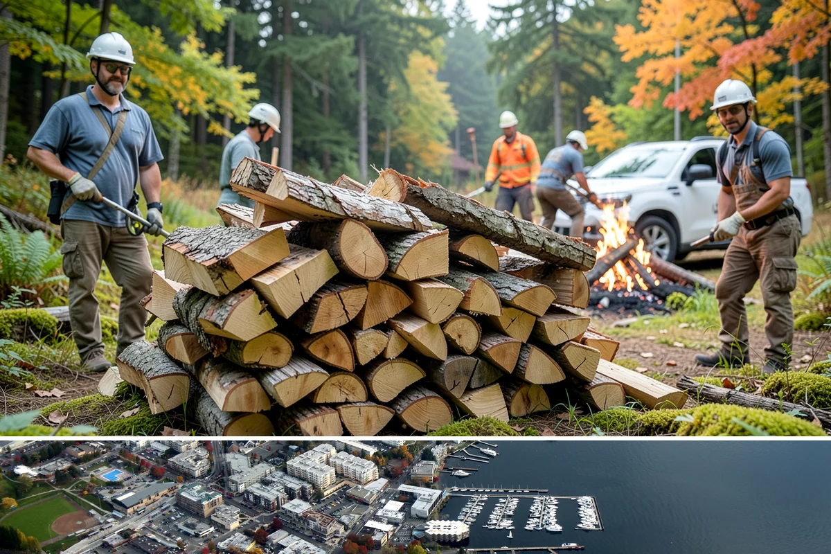 Premium Hardwood Mix in Kirkland, King County, WA - Order in late summer or early fall to secure premium hardwood before the winter heating rush begins.
