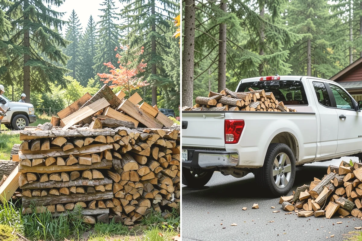 Premium Hardwood Mix in La Conner, Skagit County, WA - Confirm your quantity, delivery address, and preferred drop location