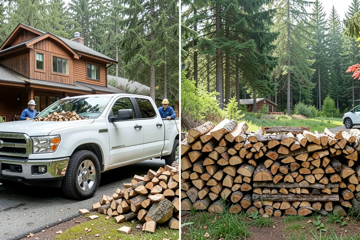 Premium Hardwood Mix in Lake Forest Park, King County, WA - Confirm your quantity, delivery address, and preferred drop location