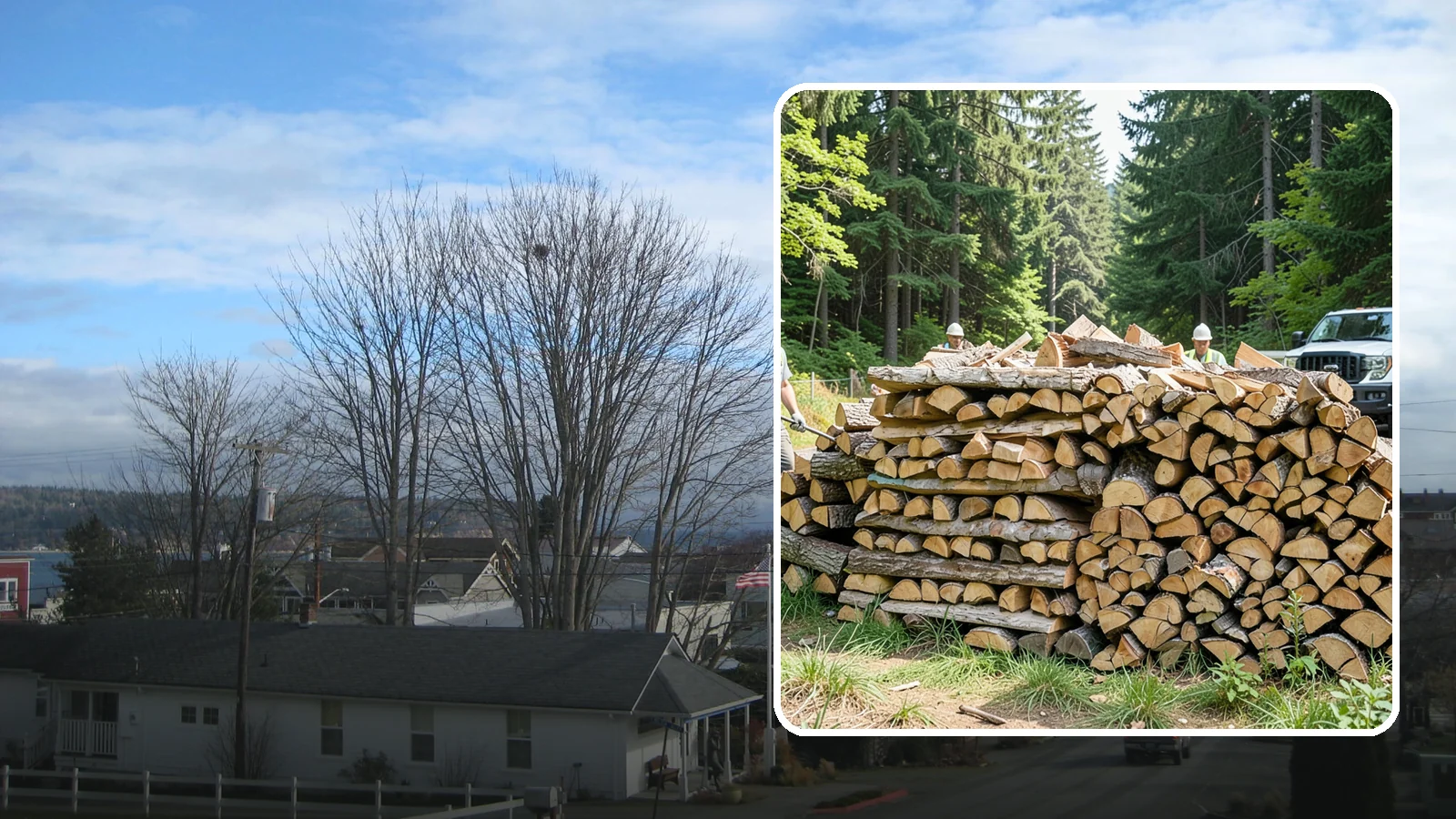 Premium Hardwood Mix in Langley, WA - Our Premium Hardwood Mix is a top-grade blend selected for long, steady burns through damp Pacific Northwest winters.