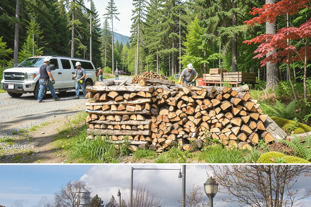 Premium Hardwood Mix in Marysville, Snohomish County, WA - Order in late summer or early fall to secure premium hardwood before the winter heating rush begins.