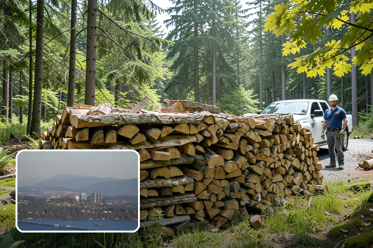 Premium Hardwood Mix in Medina, King County, WA - Delivers long-lasting, high-heat burns for cold PNW nights