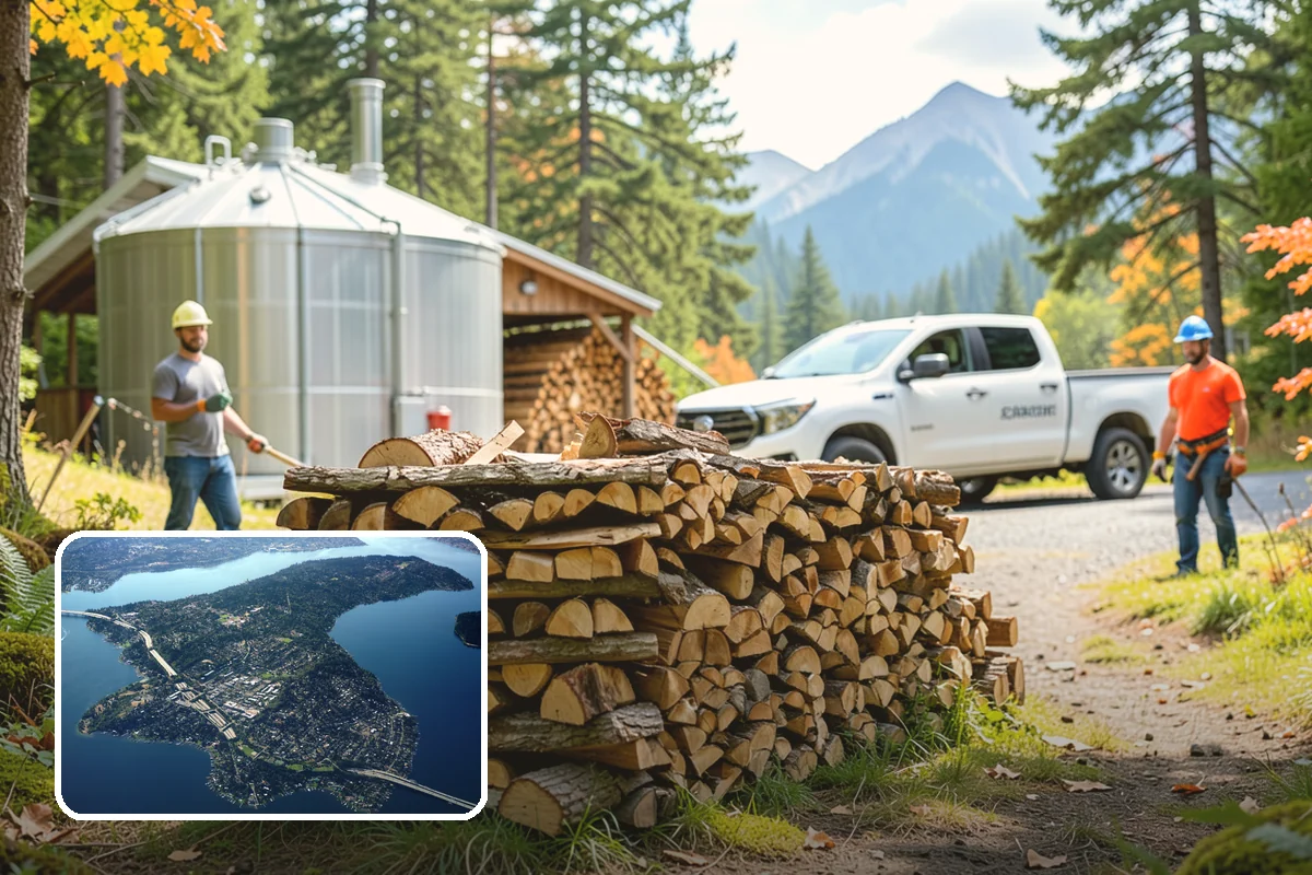 Premium Hardwood Mix in Mercer Island, King County, WA - Delivers long-lasting, high-heat burns for cold PNW nights