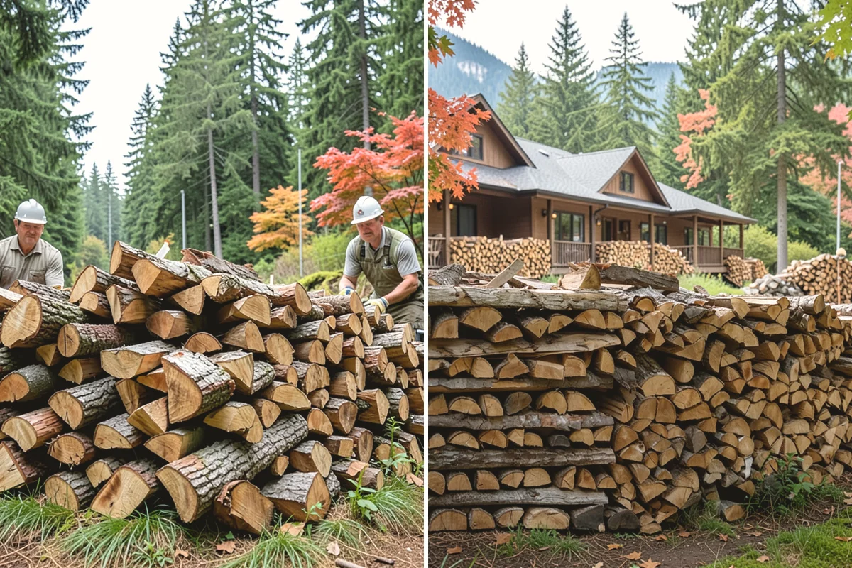 Premium Hardwood Mix in Mercer Island, King County, WA - Confirm your quantity, delivery address, and preferred drop location