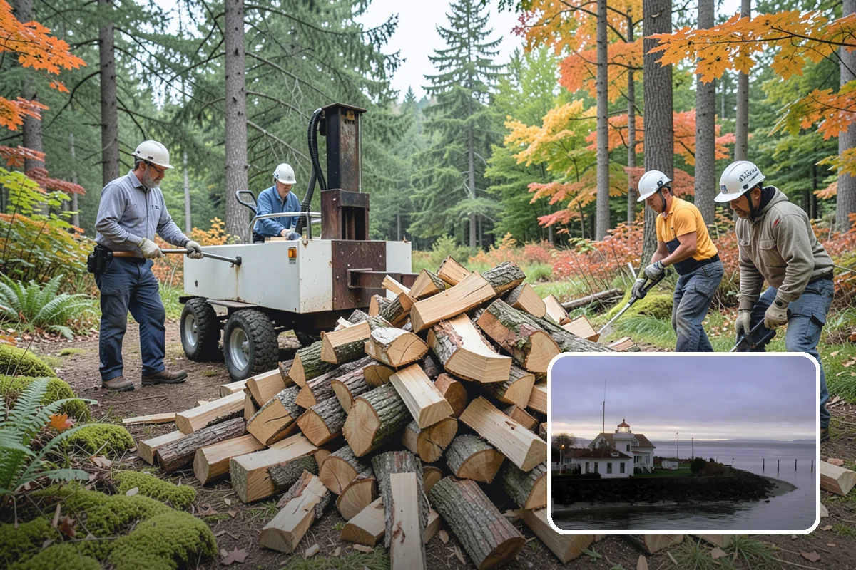 Premium Hardwood Mix in Mukilteo, Snohomish County, WA - Delivers long-lasting, high-heat burns for cold PNW nights