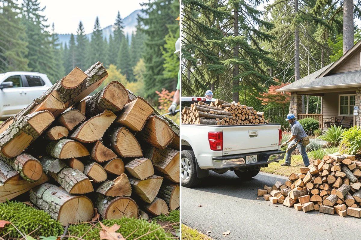 Premium Hardwood Mix in Mukilteo, Snohomish County, WA - Confirm your quantity, delivery address, and preferred drop location