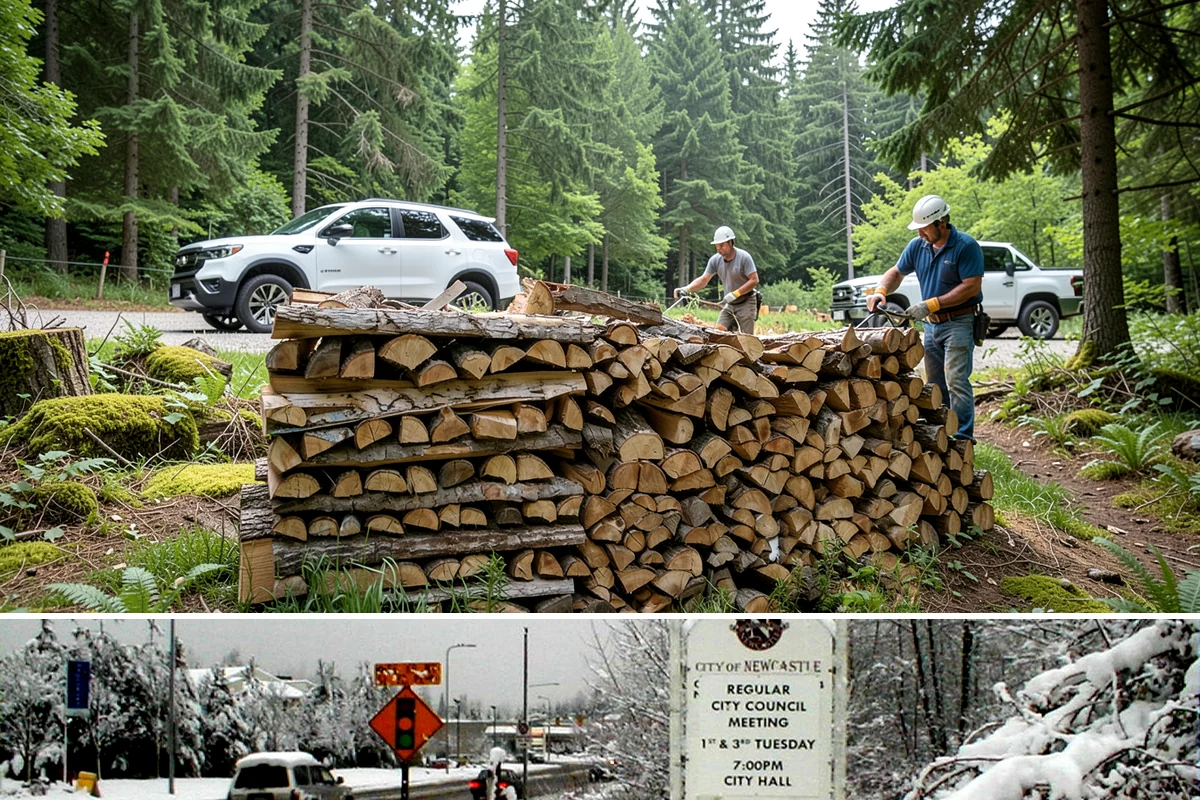 Premium Hardwood Mix in Newcastle, King County, WA - Order in late summer or early fall to secure premium hardwood before the winter heating rush begins.