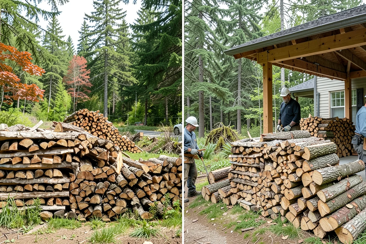 Premium Hardwood Mix in Normandy Park, King County, WA - Confirm your quantity, delivery address, and preferred drop location