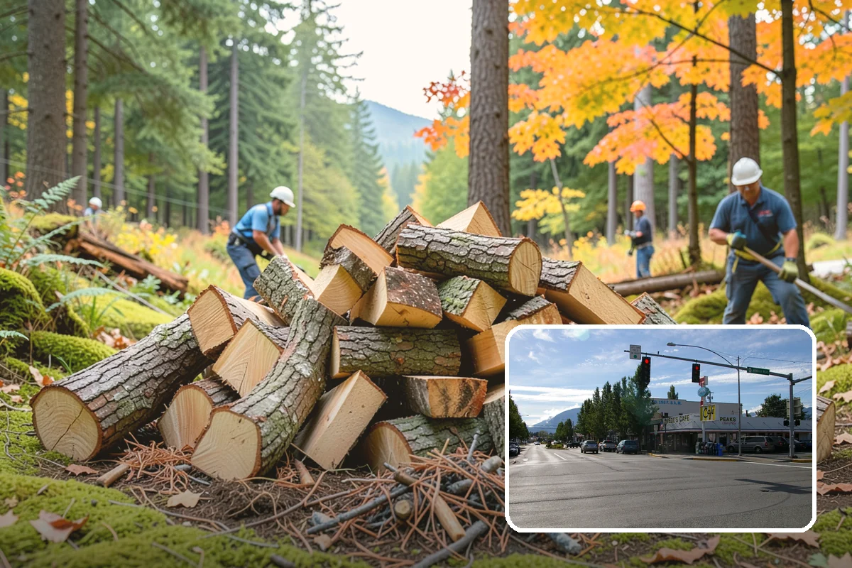 Premium Hardwood Mix in North Bend, King County, WA - Delivers long-lasting, high-heat burns for cold PNW nights