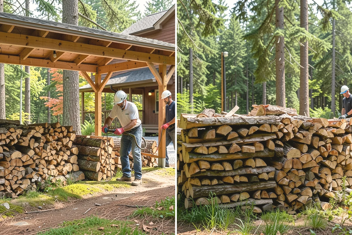 Premium Hardwood Mix in North Bend, King County, WA - Confirm your quantity, delivery address, and preferred drop location