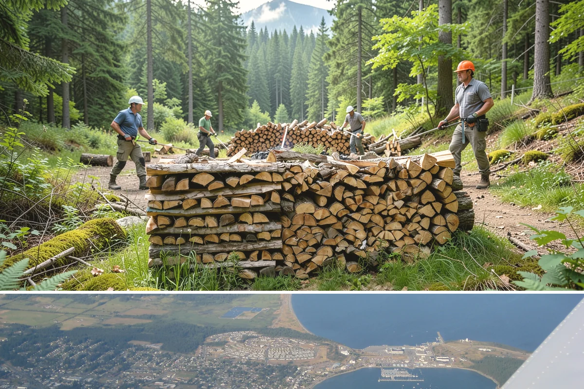 Premium Hardwood Mix in Oak Harbor, Island County, WA - Order in late summer or early fall to secure premium hardwood before the winter heating rush begins.