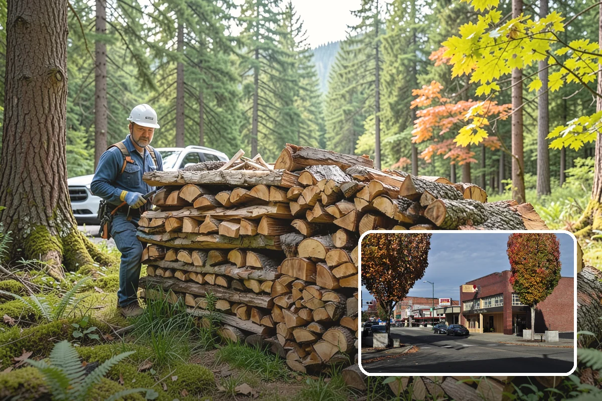 Premium Hardwood Mix in Puyallup, Pierce County, WA - Delivers long-lasting, high-heat burns for cold PNW nights