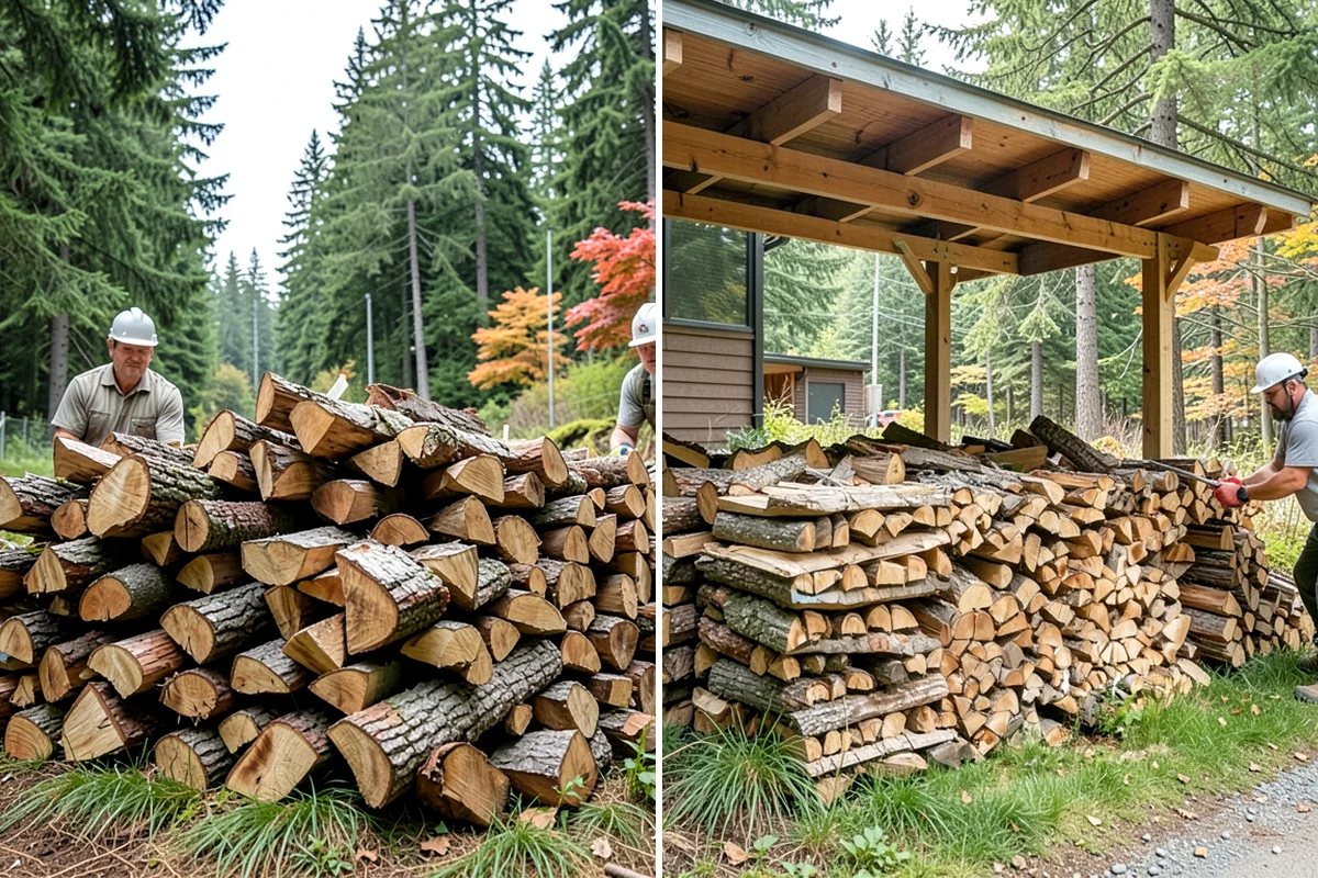 Premium Hardwood Mix in Puyallup, Pierce County, WA - Confirm your quantity, delivery address, and preferred drop location