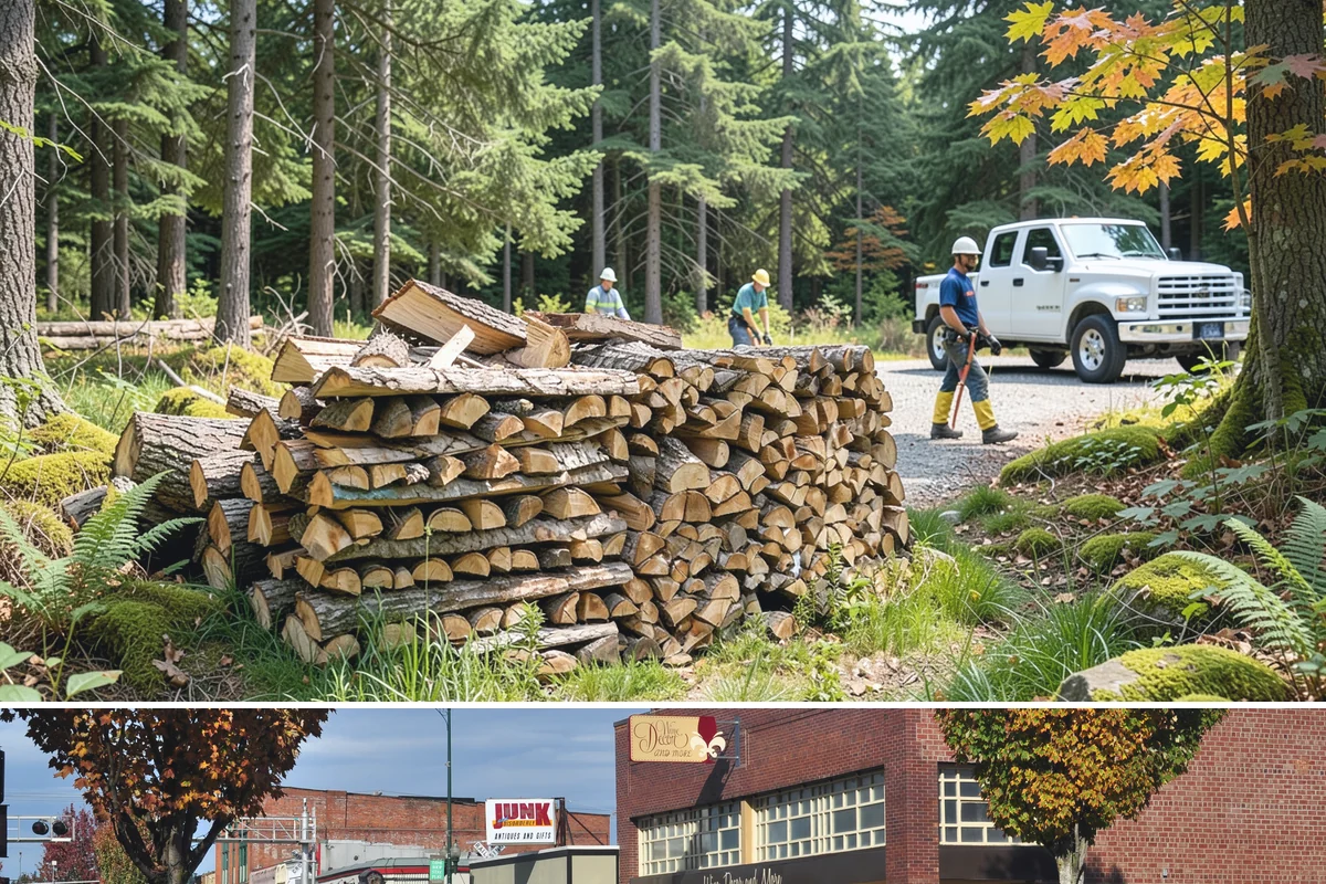 Premium Hardwood Mix in Puyallup, Pierce County, WA - Order in late summer or early fall to secure premium hardwood before the winter heating rush begins.