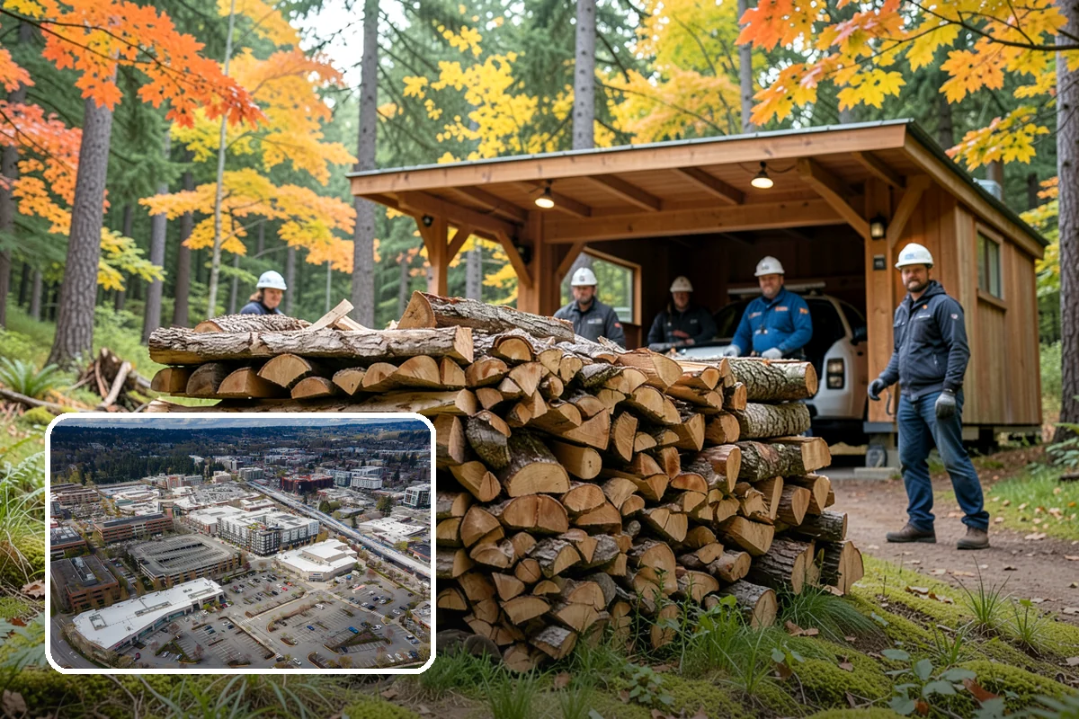 Premium Hardwood Mix in Redmond, King County, WA - Delivers long-lasting, high-heat burns for cold PNW nights