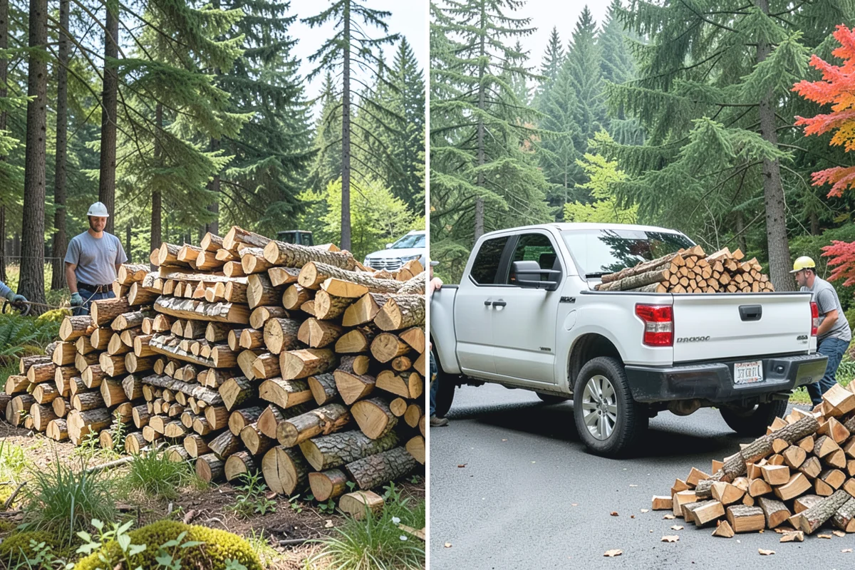 Premium Hardwood Mix in Redmond, King County, WA - Confirm your quantity, delivery address, and preferred drop location