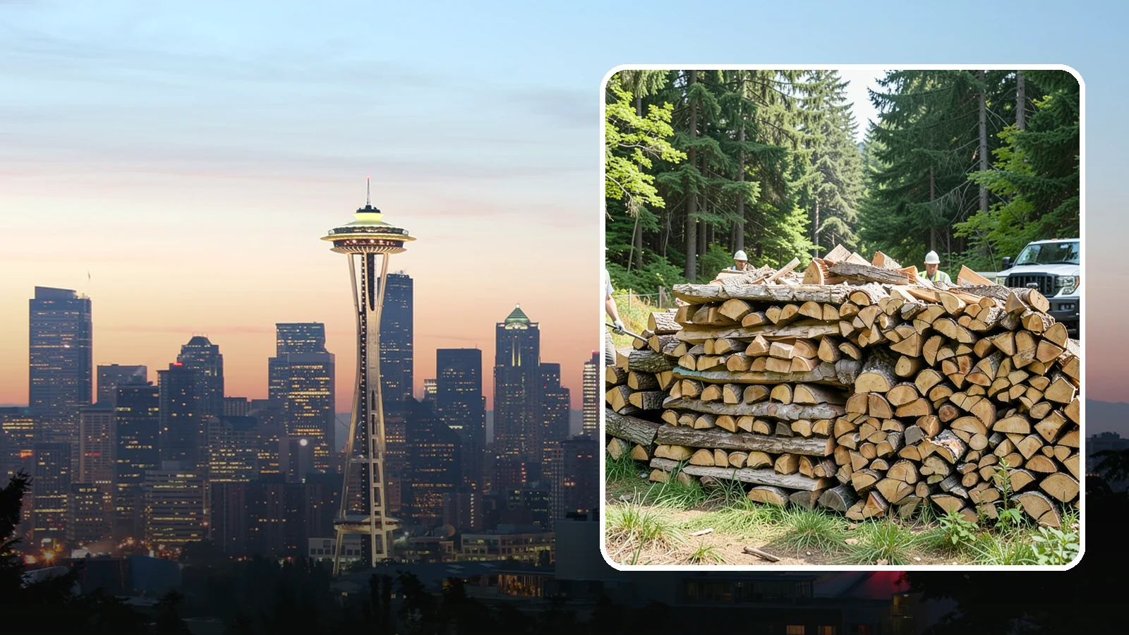 Premium Hardwood Mix in Seattle, King County, WA - Our Premium Hardwood Mix is a top-grade blend selected for long, steady burns through damp Pacific Northwest winters.