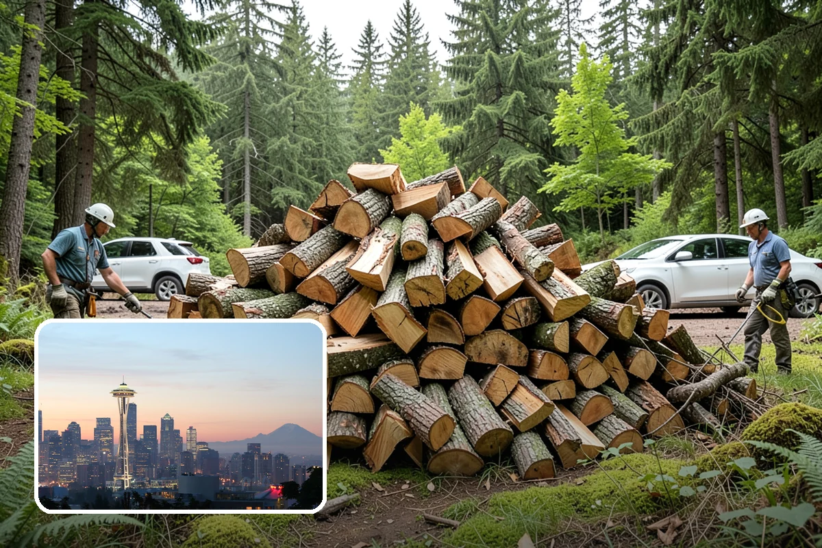 Premium Hardwood Mix in Seattle, King County, WA - Delivers long-lasting, high-heat burns for cold PNW nights