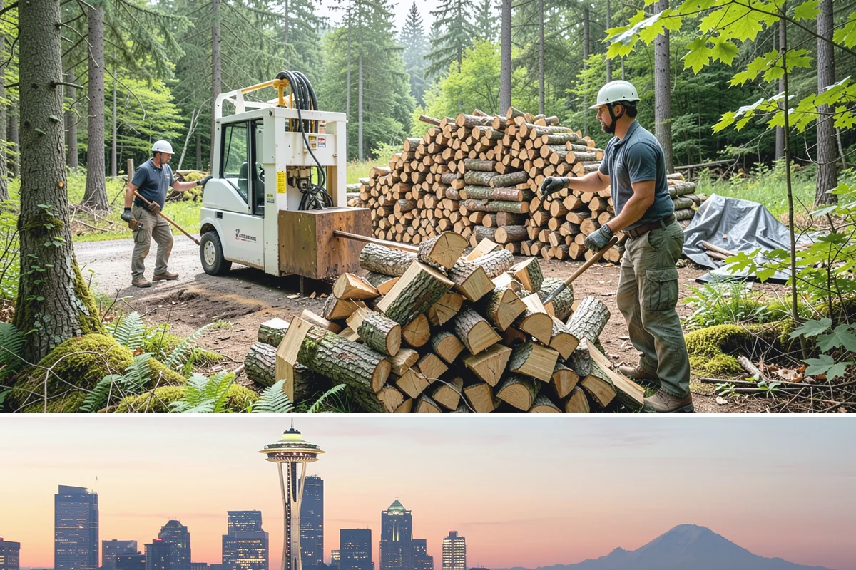 Premium Hardwood Mix in Seattle, King County, WA - Order in late summer or early fall to secure premium hardwood before the winter heating rush begins.