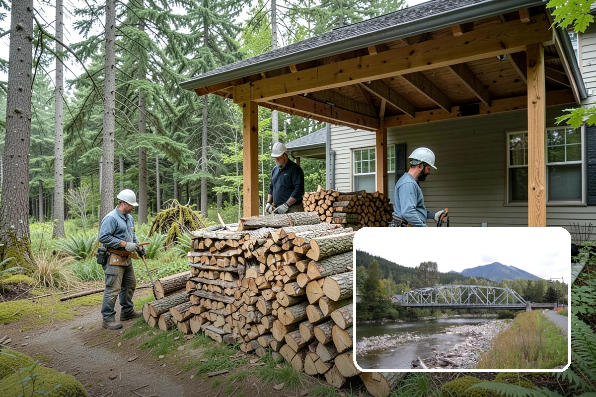 Premium Hardwood Mix in Skykomish, King County, WA - Delivers long-lasting, high-heat burns for cold PNW nights