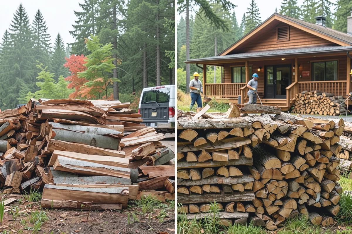 Premium Hardwood Mix in South Prairie, Pierce County, WA - Confirm your quantity, delivery address, and preferred drop location