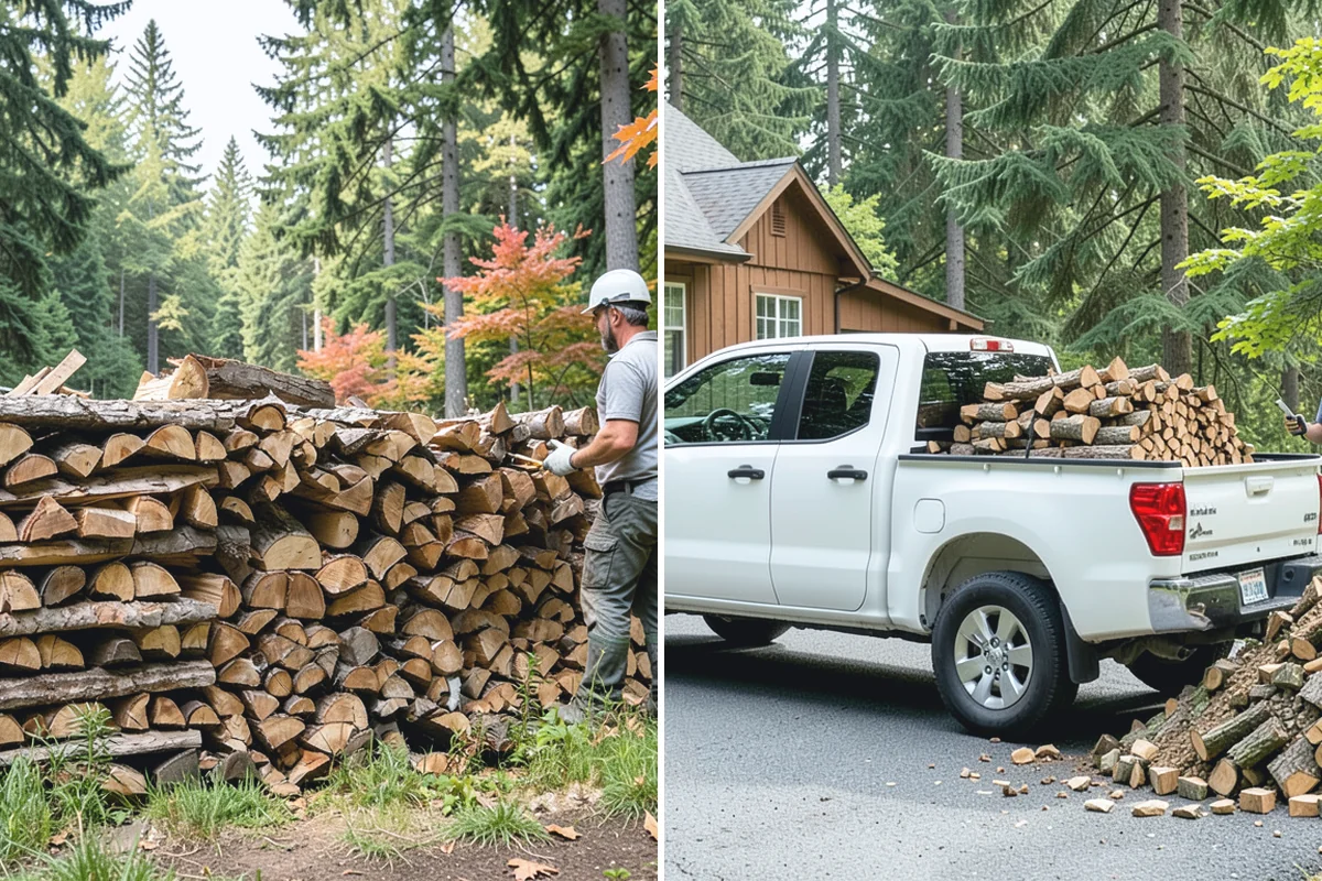 Premium Hardwood Mix in Sumner, Pierce County, WA - Confirm your quantity, delivery address, and preferred drop location