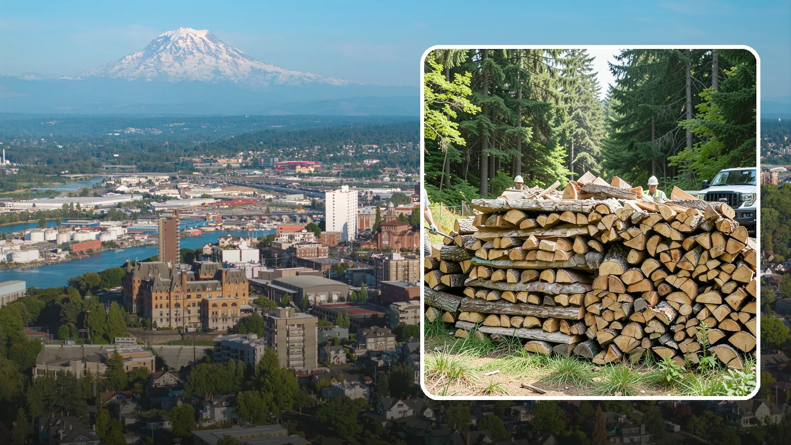Premium Hardwood Mix in Tacoma, Pierce County, WA - Our Premium Hardwood Mix is a top-grade blend selected for long, steady burns through damp Pacific Northwest winters.
